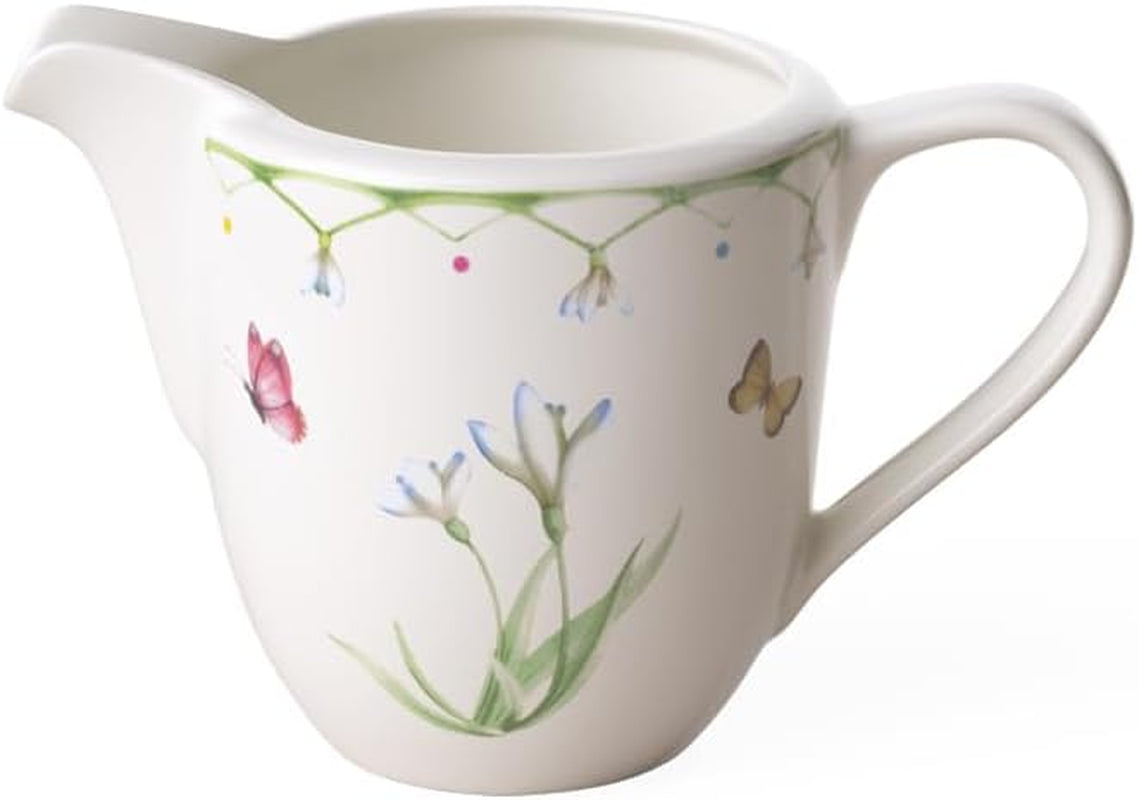 Villeroy & Boch Mjölkmugg Färgglad vår, 280 ml, premiumporslin, vit/flerfärgad