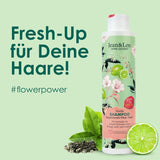 Jean & Len Green Tea & Lime fuktgivande schampo, för normalt till fett hår, 300 ml dusch och bad Jean & Len Green Tea & Lime