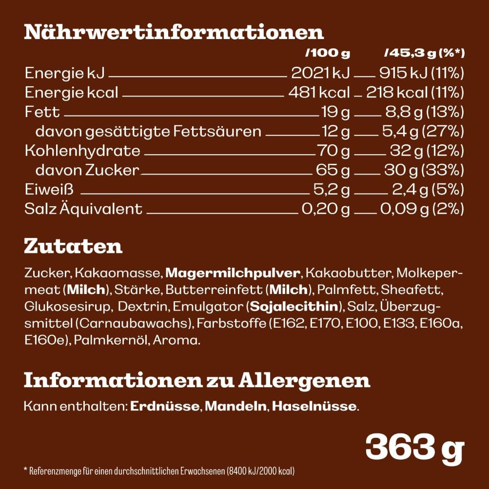 INNEHÅLL: 363g påse M&M'S choklad, bästa kvalitet tack vare de utvalda ingredienserna
