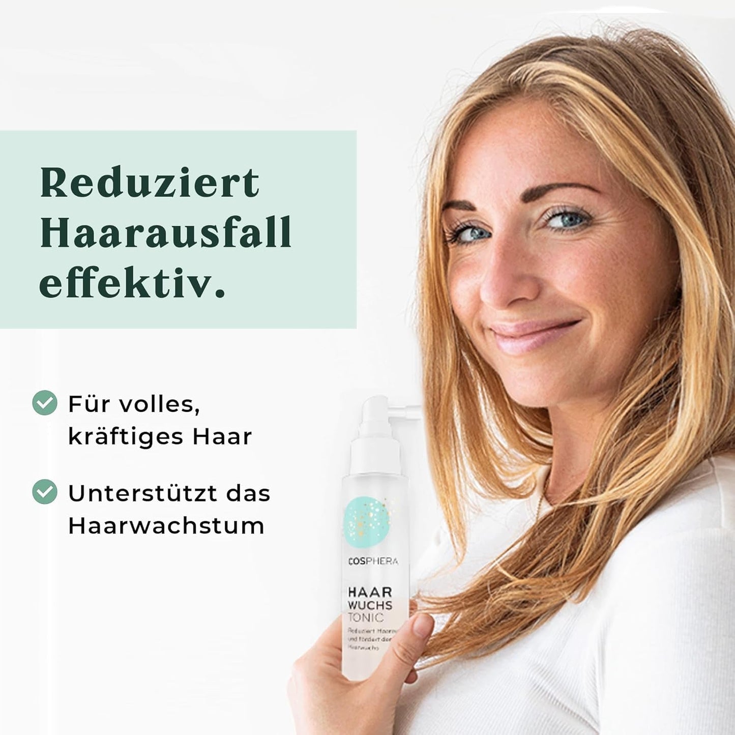 Rosemary Oil Hair Tonic Spray 100ml - Rosemary Oil Spray accelererar naturligt hårväxten - Hårväxtmedel för kvinnor och män - Håravfallsserum - Rosemary Hair Oil från Cosphera Hair Care Naty Shop