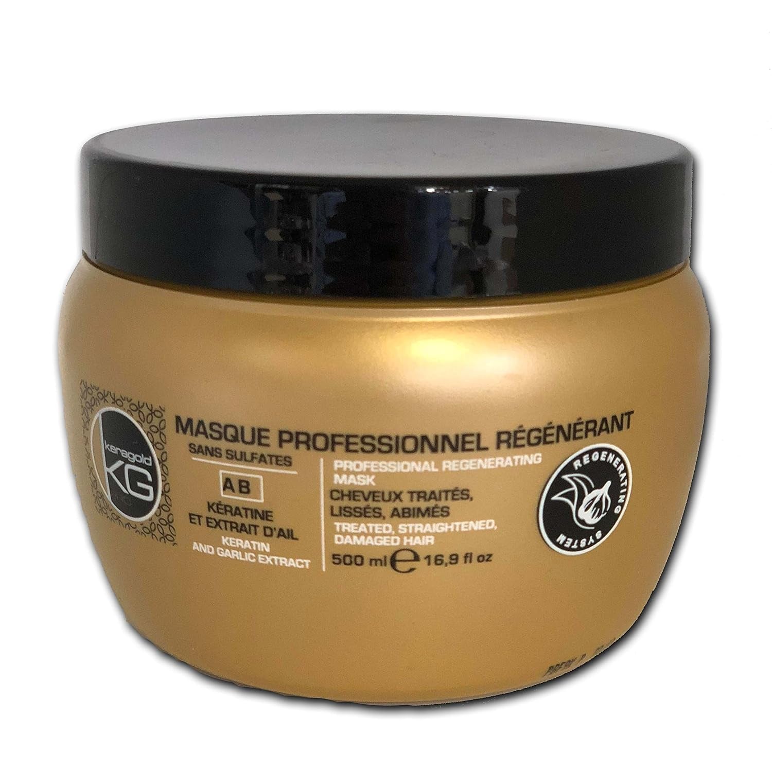 Pro Sulfate Free Mask med Keratin/Vitlöksextrakt 500ml Naty Shop Hair Mask Standardtitel