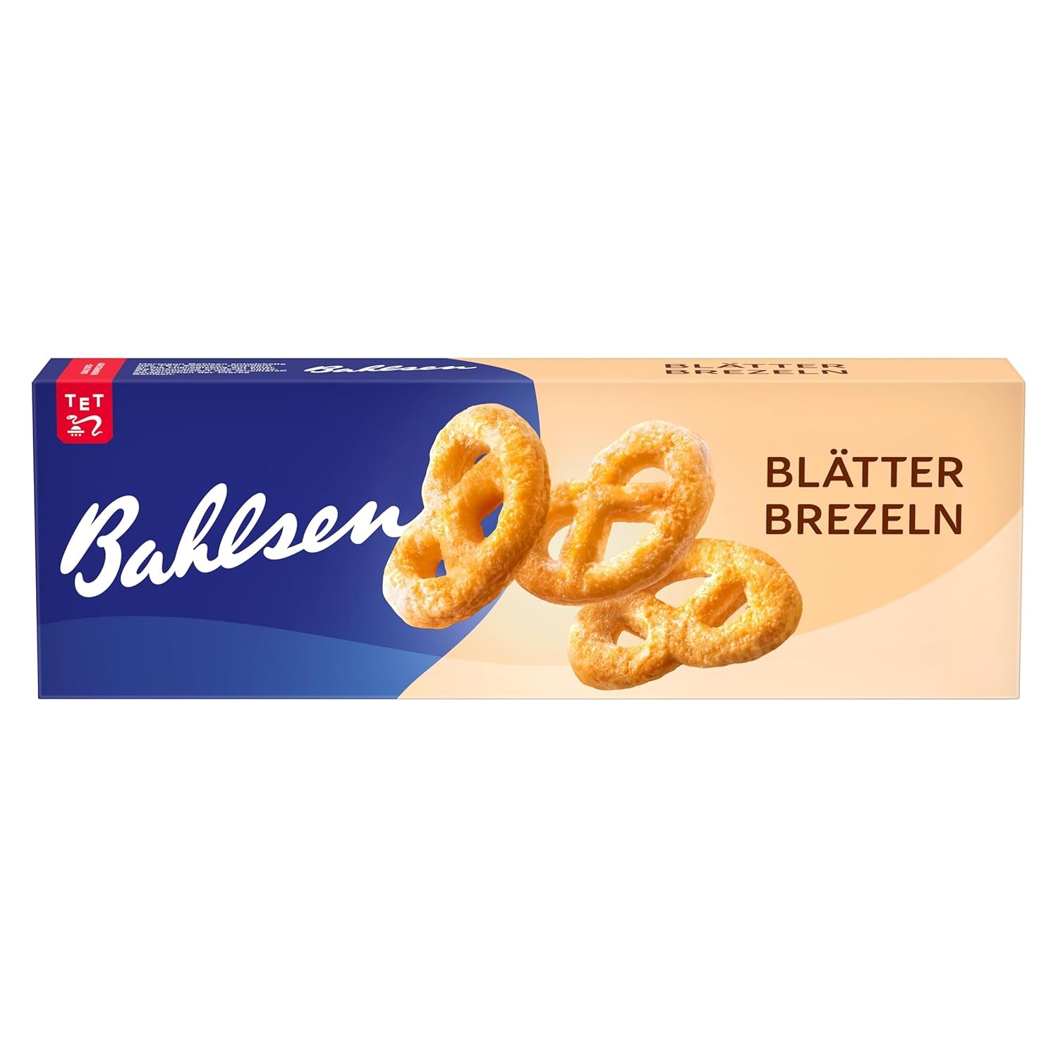 Bahlsen smördeg - Paket om 12 - Karamelliserad smördeg i form av kringla (12 x 100g)