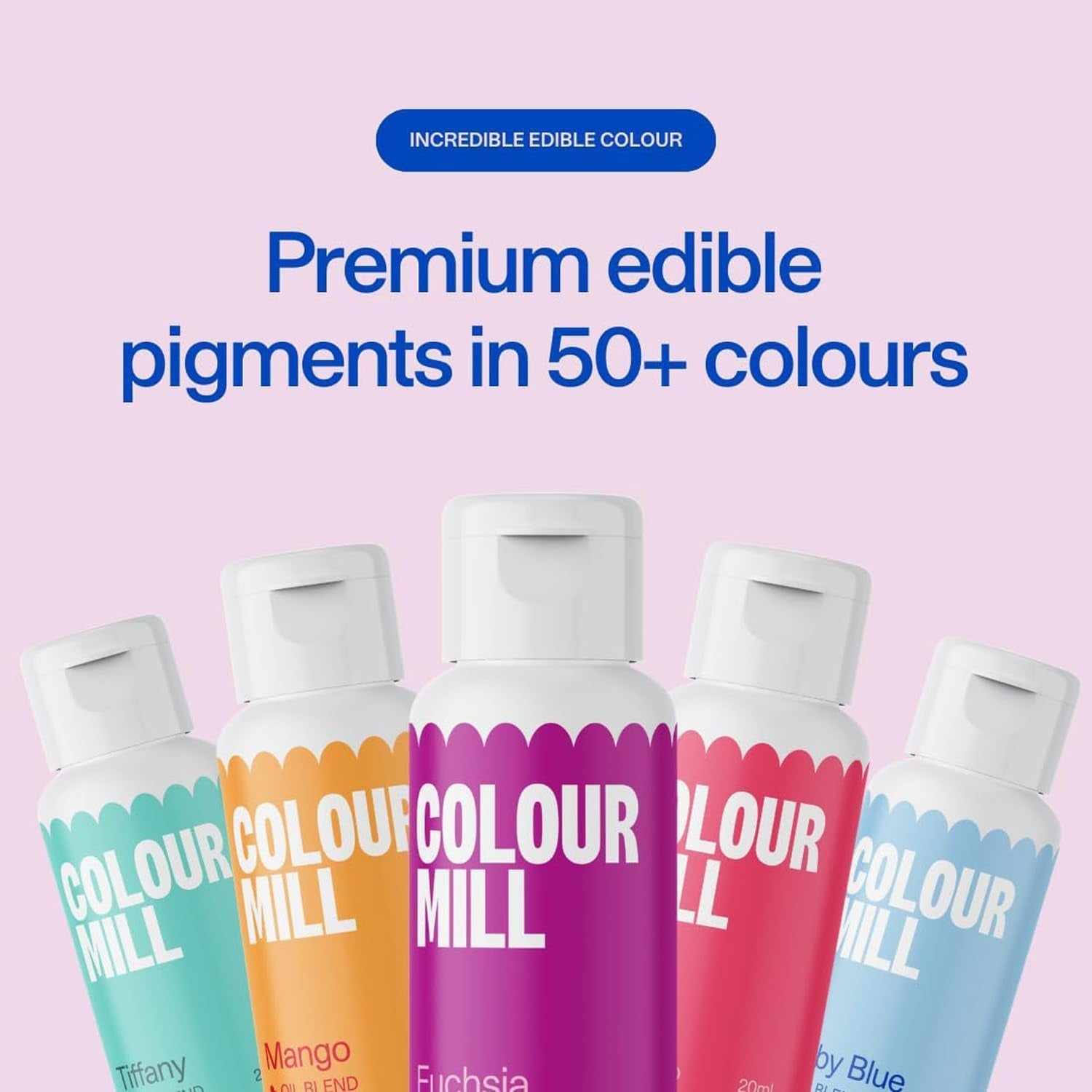 Color Mill citronolja baserad matfärgning - Livsmedelsfärg för choklad, fondant, muffins, kakor, bakning, macaroons - Livsmedelsfärg för dekoration av tårtor - 100 ml