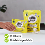 Marcel'S Green Soap Diskmaskin Tabs Allt-i-ett - Grapefrukt & Lime - 25 delar Köksdiskmedel Naty Shop