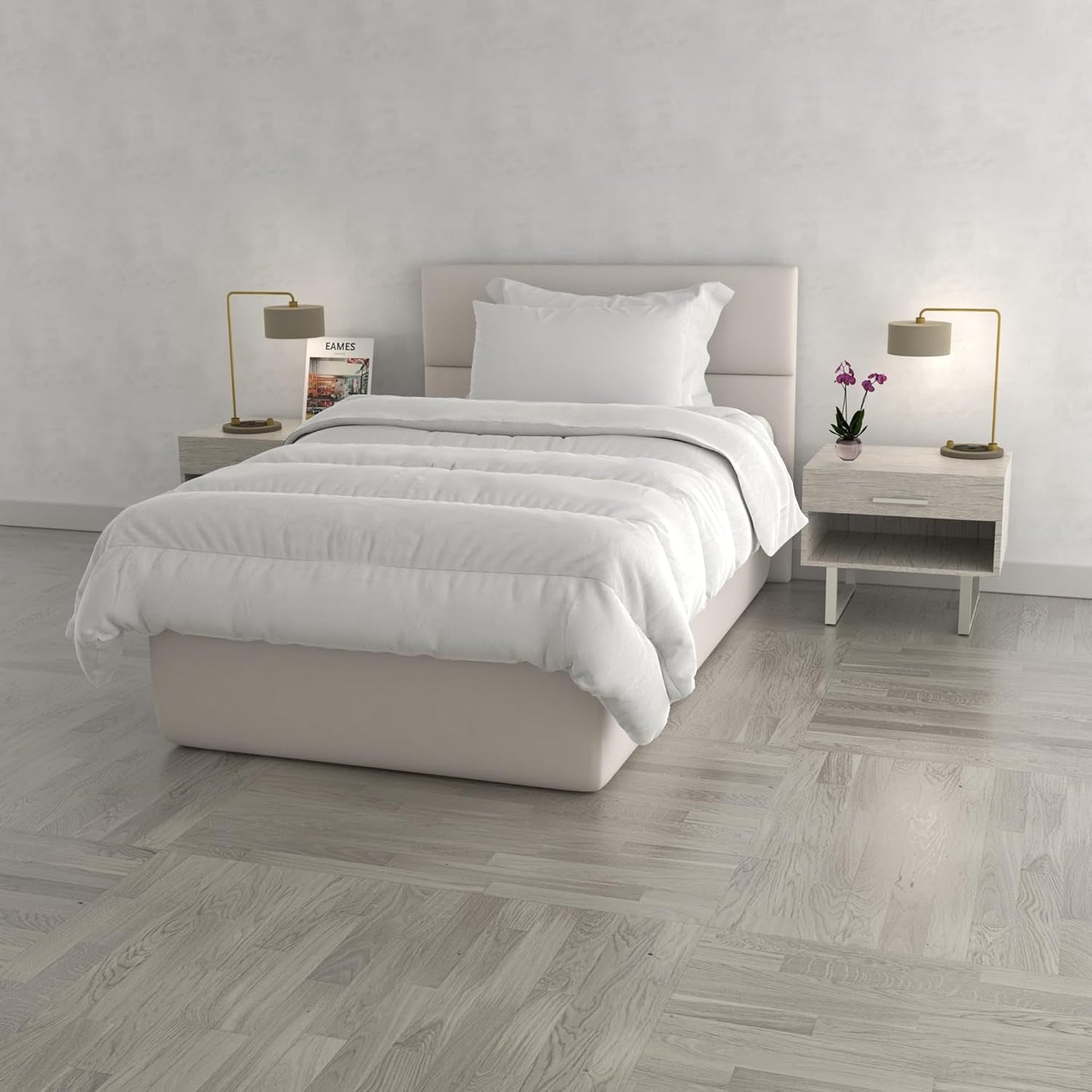 Prestige Winter White 150X200 Cm ejderdun Täcken och täcken Naty Shop Standardtitel