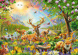 Ravensburger pussel för barn - 13352 Graceful Deer Family - 200 bitar pussel för barn 8 år och uppåt Pussel Naty Shop