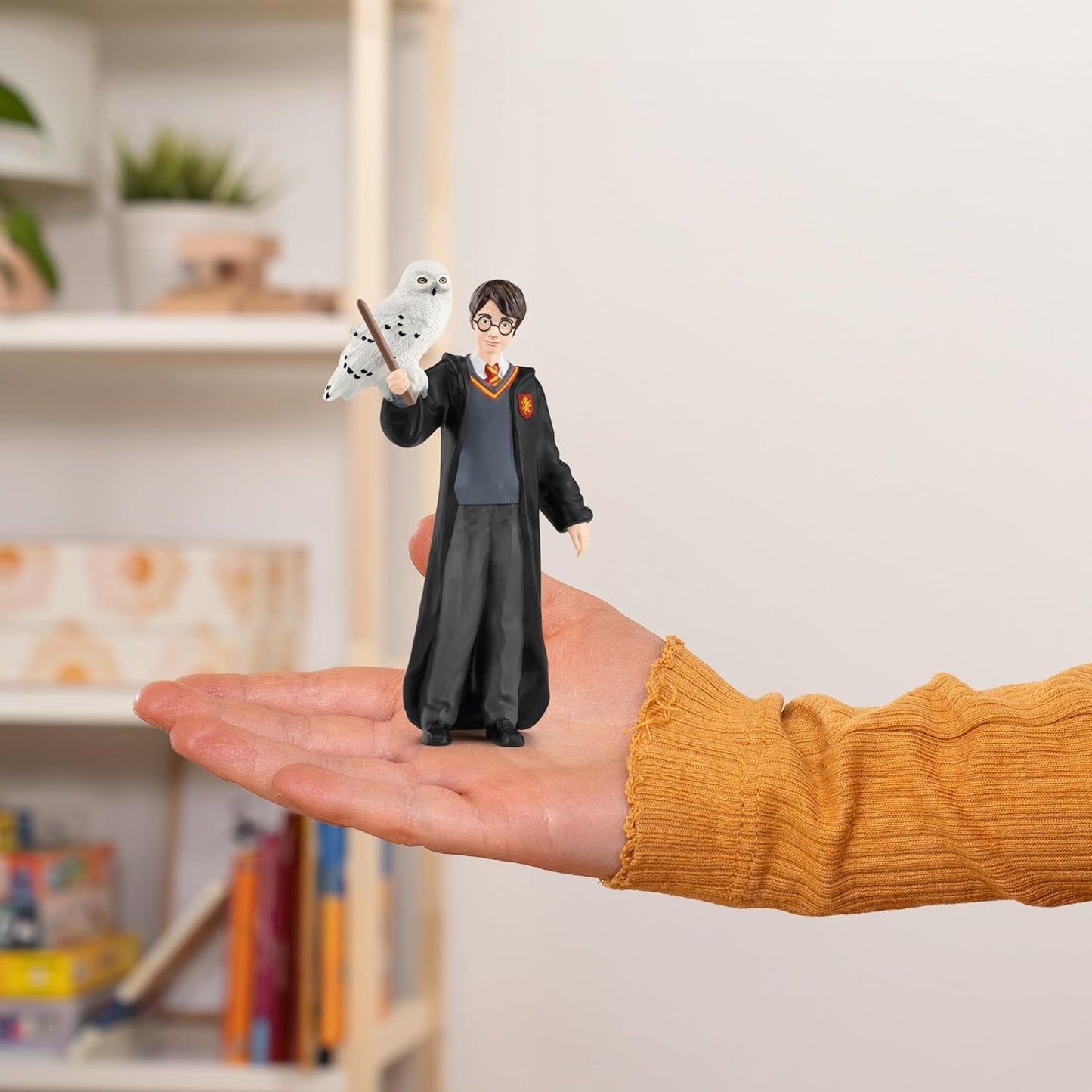 Schleich 42633 Harry Potter & Hedwig, Från 6 år, HARRY POTTER - Statyett, 4 X 2,5 X 10 cm, Flerfärgad/Ocean Tides Actionfigurer Naty Shop