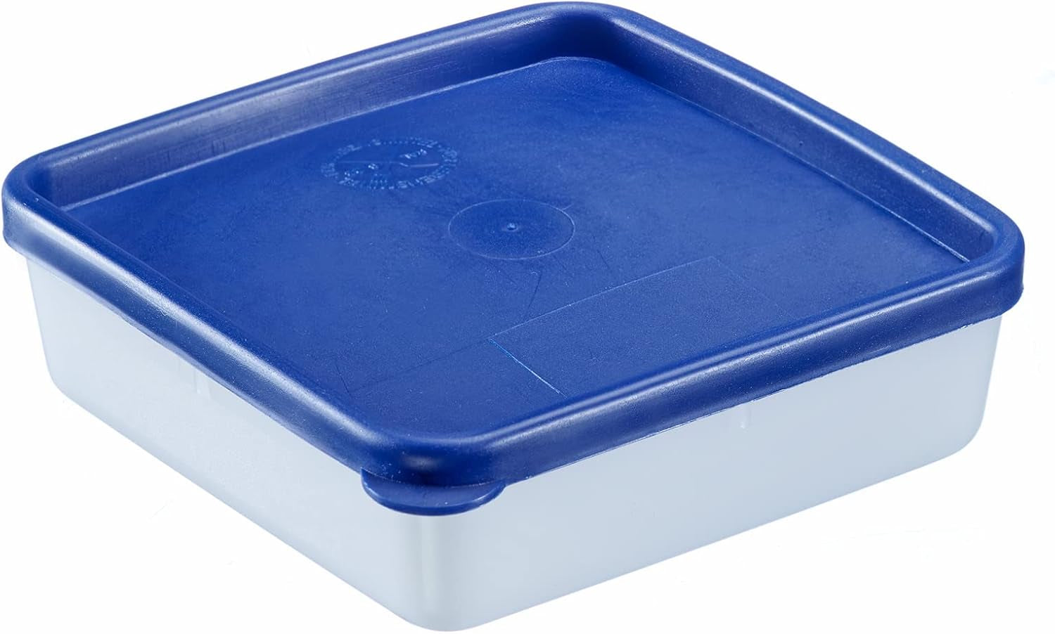 Westmark 4 matförvarings-/frysbehållare, inklusive lock, kapacitet: 0,25 l styck, stapelbar, plast, Trio, färg: transparent/blå, 25042270 Matförvaringslådor Naty Shop
