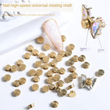 Nail Art Roterande Charm, 20 Stück Spinning Nail Charms Nail Art Roterande Bearing Für Nail Art Design DIY Crafting Schmuck Zubehör