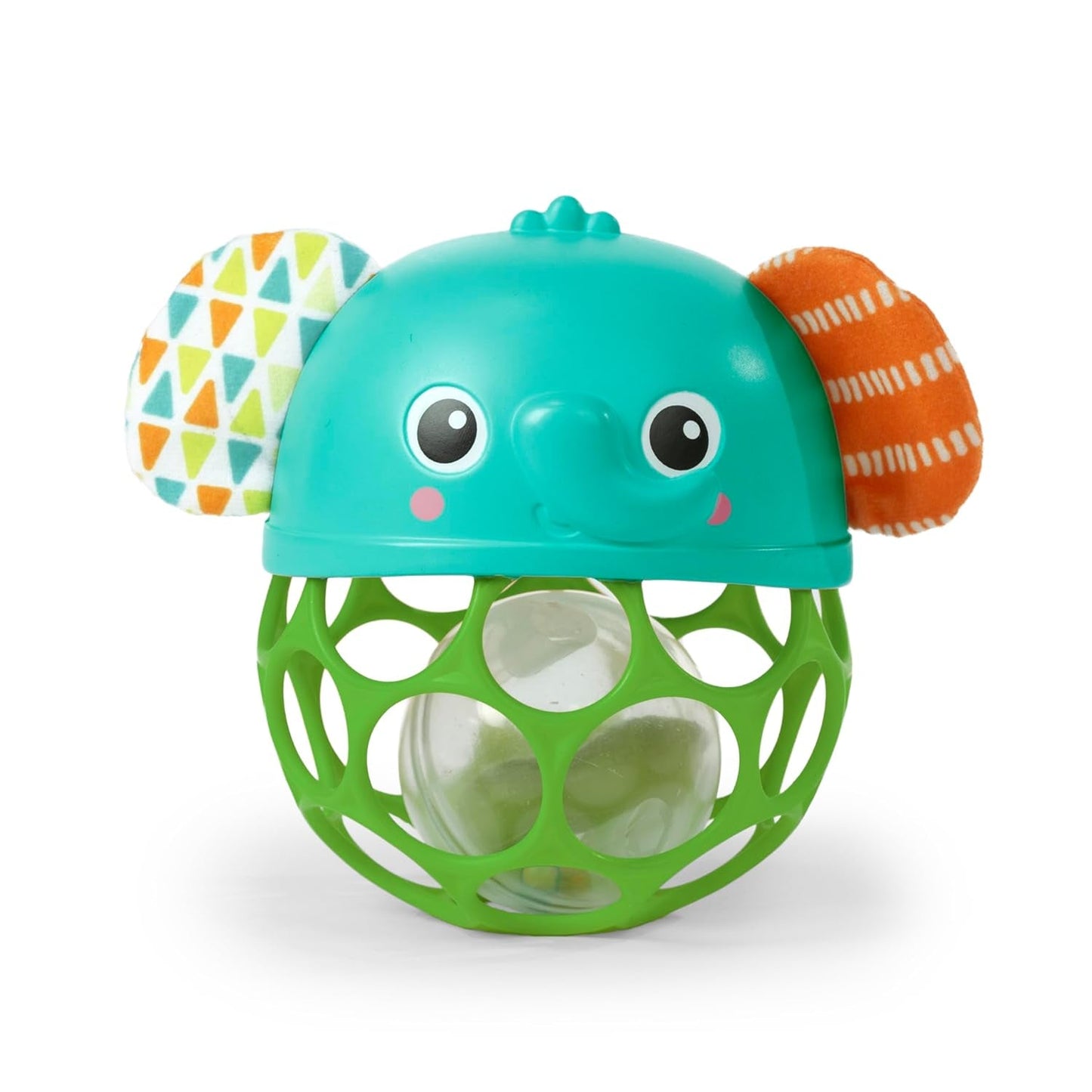 Bright Starts Giggle & Glow Bell Glow in the Dark Elephant Toy Oball Lätt att fånga Nyfödd+ Unisex babyleksaker Naty Shop Standardtitel