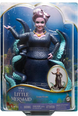 Mattel DISNEY Ariel, sjöjungfru - Ursula med tentakler, avtagbart halsband och lavendelfrisyr för oändligt frisörnöje, lämplig för barn från 3 år och uppåt, HLX12 Naty Shop Dolls