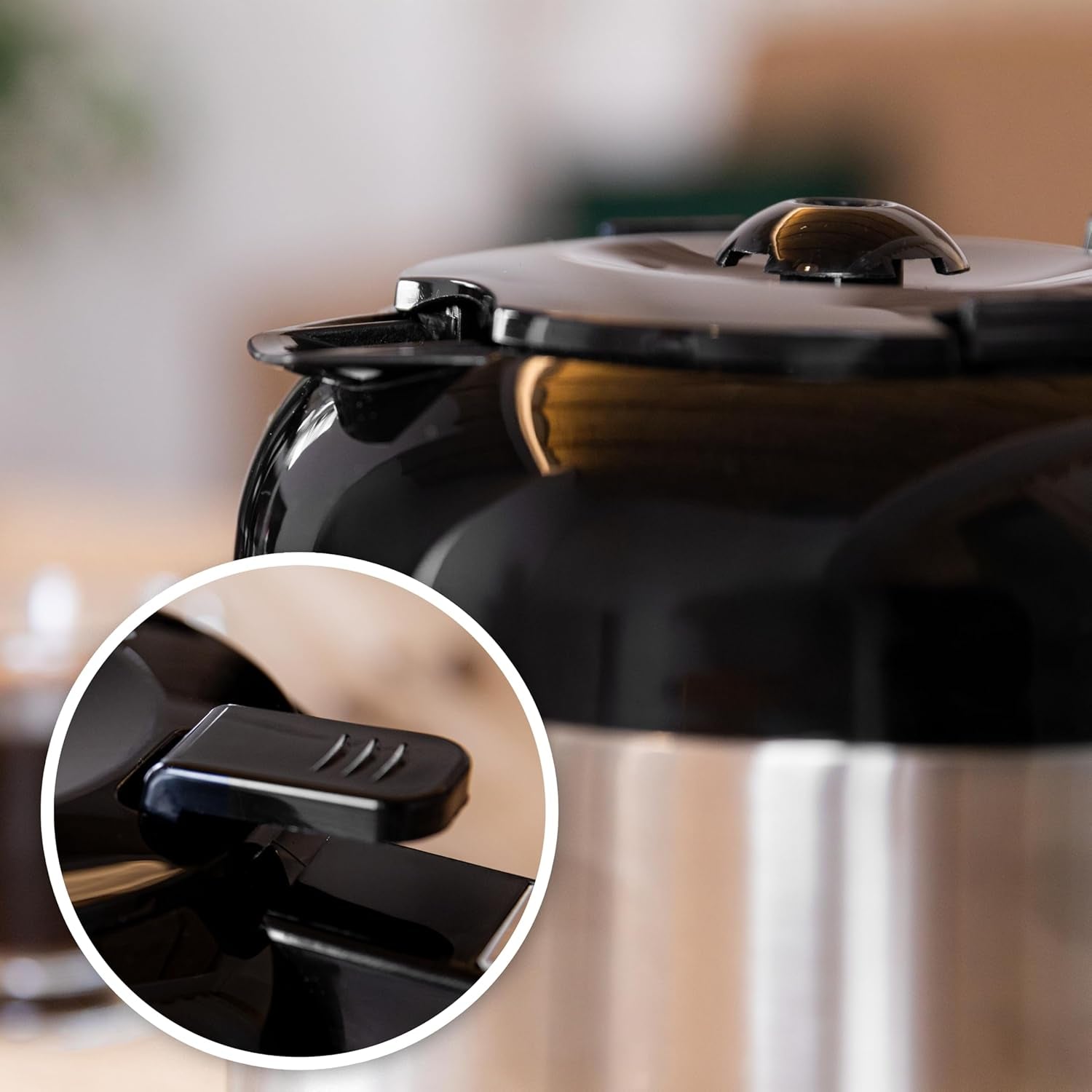 Cecotec Coffee 66 Drop & Thermo dropp kaffebryggare, 950 W, 1,2 L, 10 koppar, ExtremeAroma-teknik, anti-droppfunktion, vattennivåindikator, återanvändbart huvudfilter, överhettningsskydd