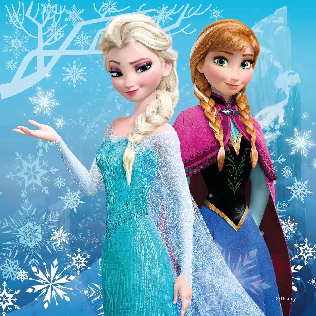 Ravensburger barnpussel - 09264 Adventures in Winterland - pussel för barn över 5 år, Disney Frozen pussel med 3X49 bitar Puzzle Naty Shop