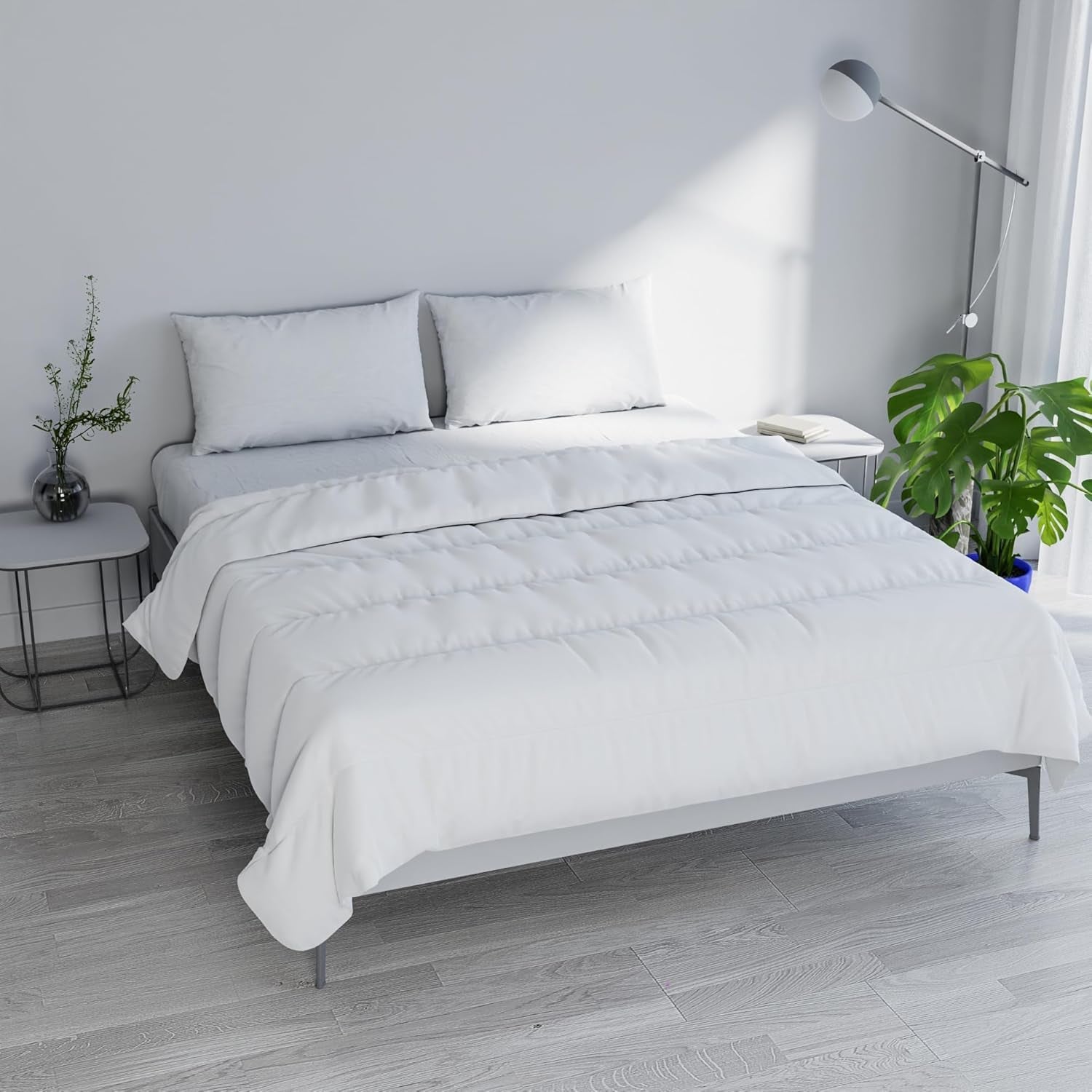Prestige Quilt Made in Italy, sommar, vit, 250 X 200 Cm Täcken och täcken Naty Shop