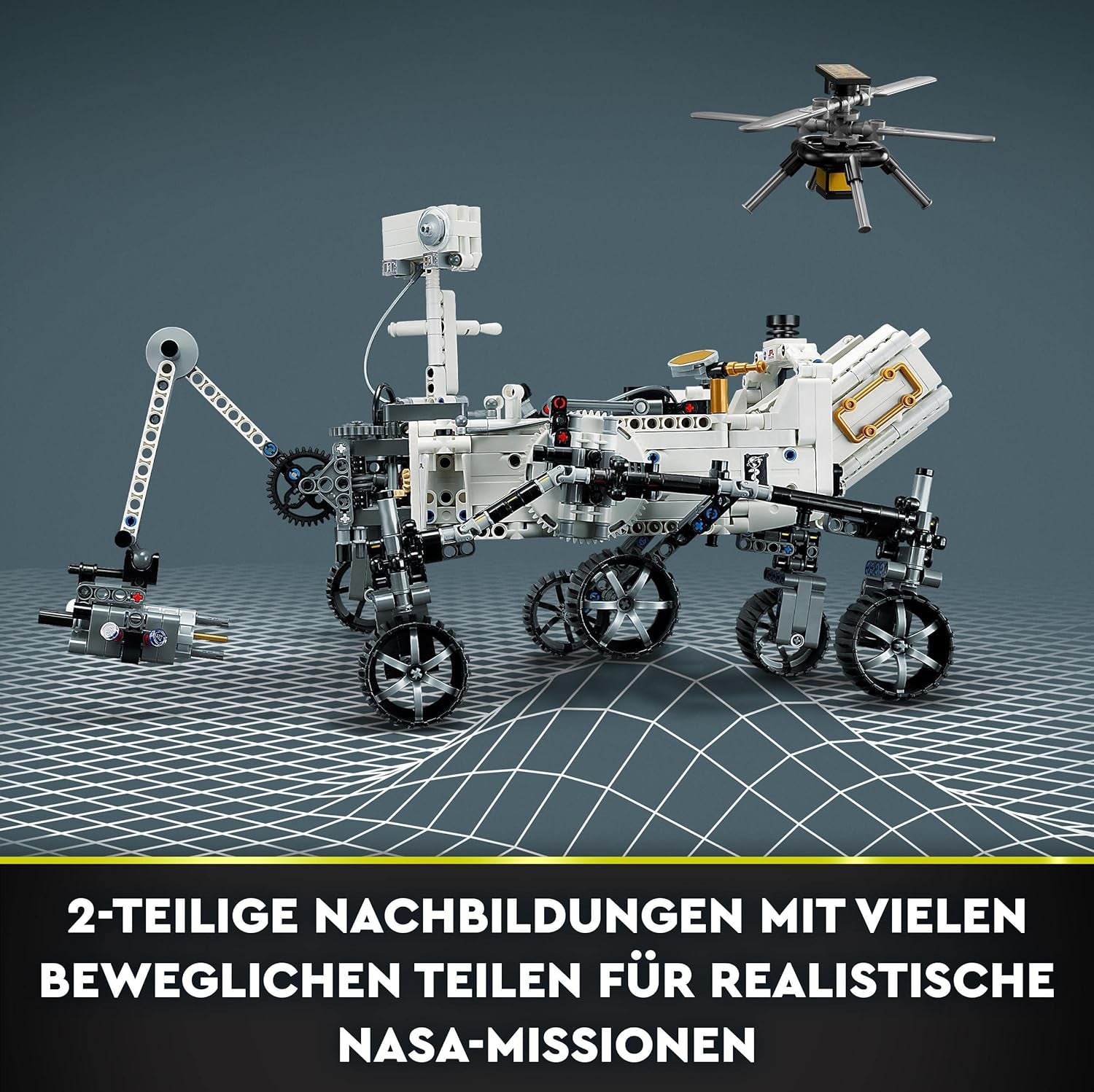 LEGO Space Toy Set 42158 Technic NASA Mars Rover Perserverance with Ar App, Science Building Toy för flickor och pojkar 10+ byggset Besuche den LEGO-Store