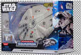 Star Wars Micro Galaxy Squadron SWJ0332 - Millennium Falcon 22,5 cm officiellt fordon med ljus, ljud och actionfigurer Naty Shop