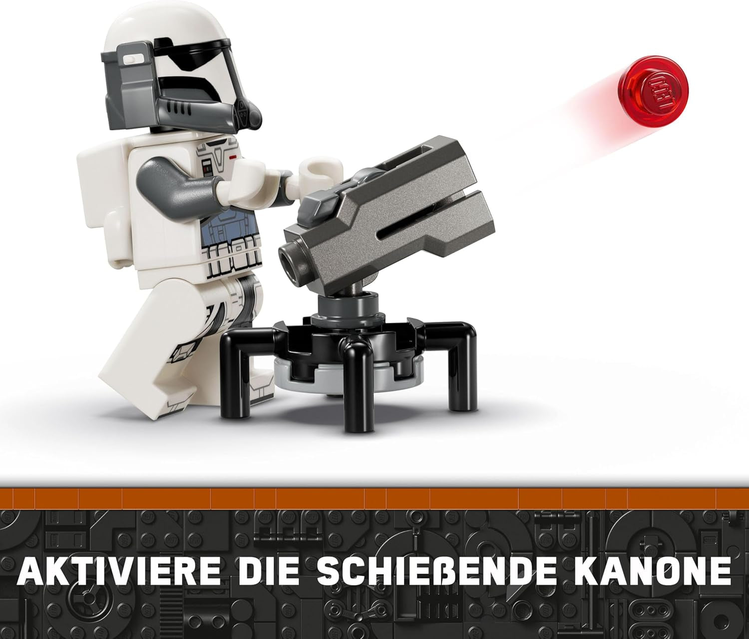 LEGO Star Wars: Mandalorian Ambush on Mandalore Battle Pack, äventyrsbyggande leksak för barn, Collectible Action Set, presentidé för pojkar och flickor 75373 Byggset Besuche den LEGO-Store