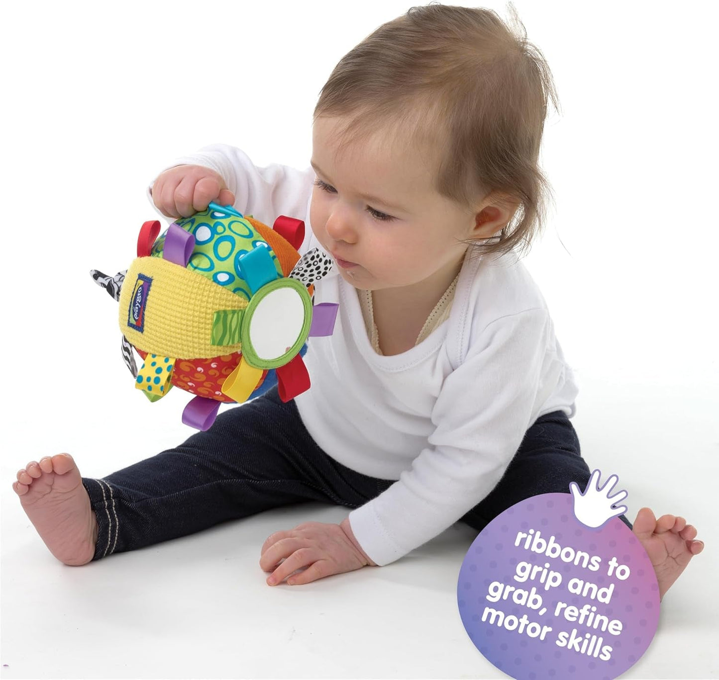 Playgro Loopy Loops krambar boll - Babykrambar boll - Babyleksaker - Babyleksaker - Leksaker - Leksaker - Färgglada babyleksaker Naty Shop