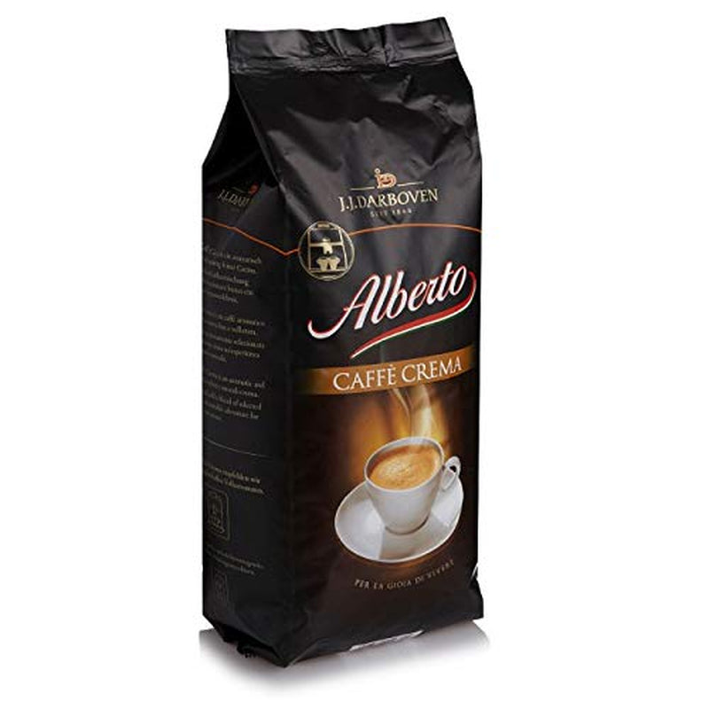 6 x Darboven Alberto Caffè Cream kaffebönor 1 kg