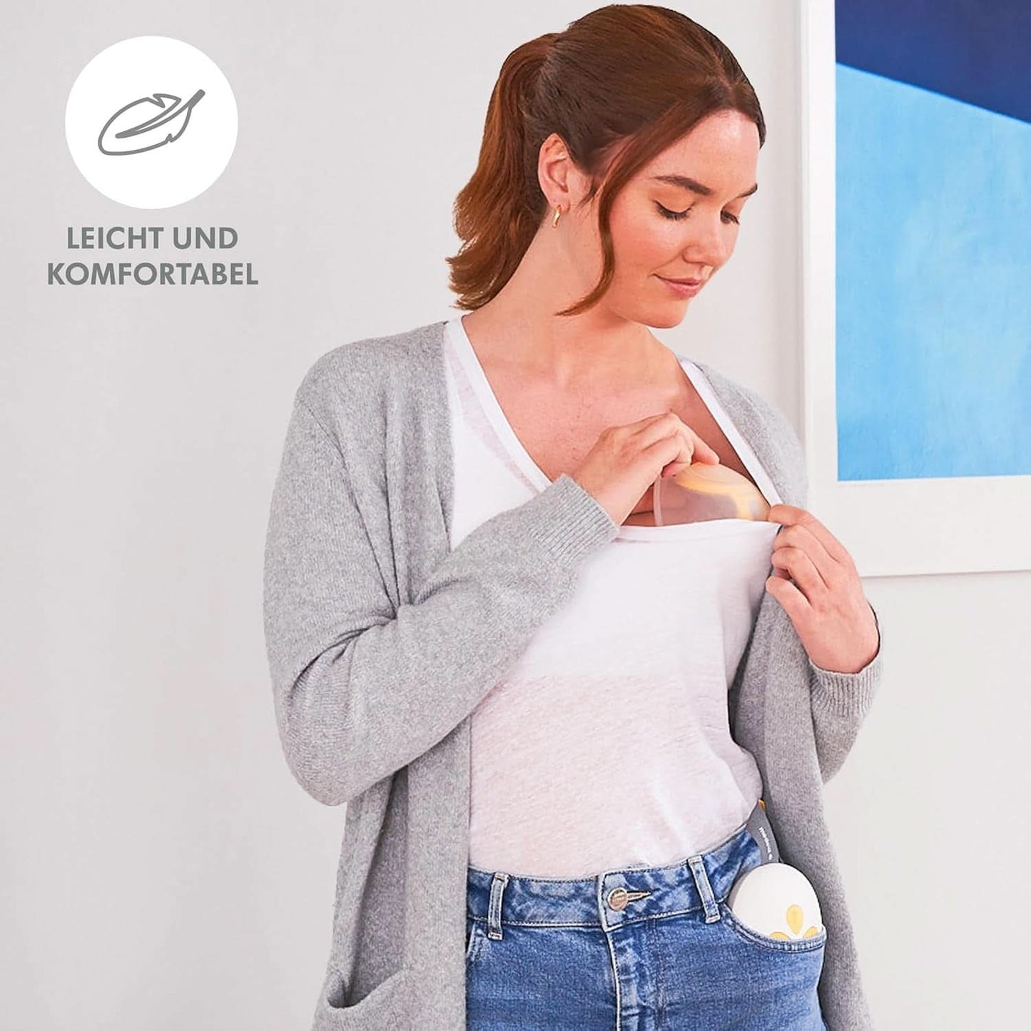 Medela Solo handsfree bröstpump | Kompakt och intuitiv elektrisk bröstpump för pumpning på ena sidan Mat och amningstillbehör Bebe Naty Shop