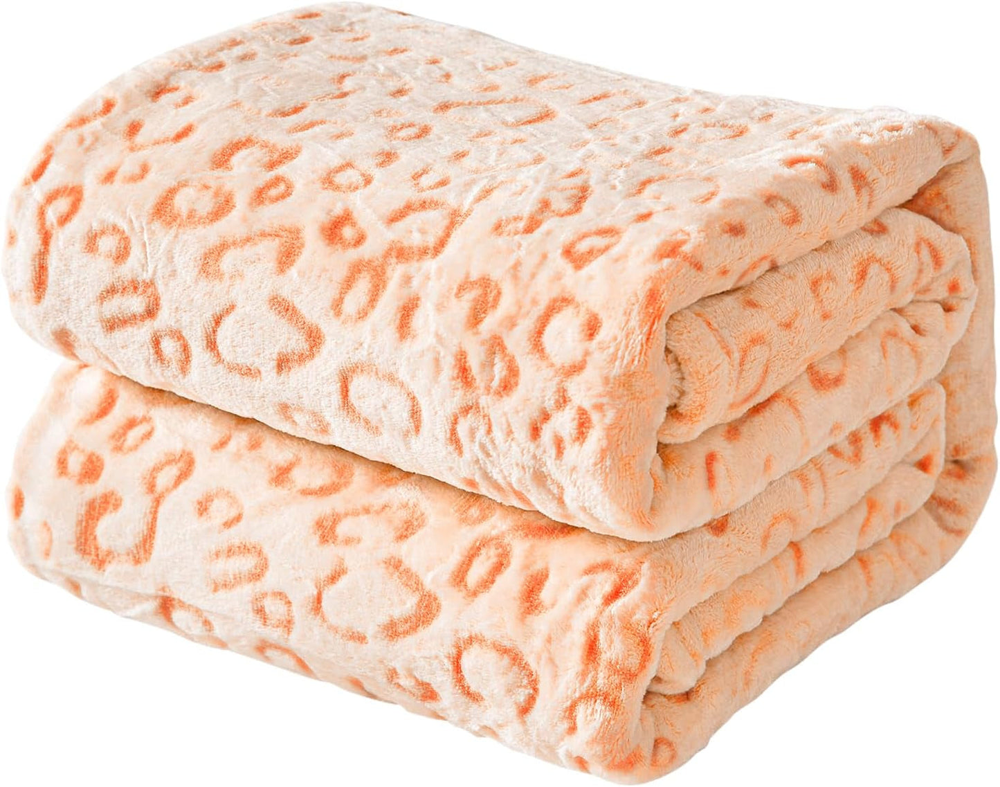 FY FIBER HUS Flanell Fleece Throw 3D Cheetah Print Microfiber Filt 228 X 274 cm Lila Quilts & Quilts Naty Shop Orange Leopard Print 60"X80"