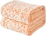 FY FIBER HUS Flanell Fleece Throw 3D Cheetah Print Microfiber Filt 228 X 274 cm Lila Quilts & Quilts Naty Shop Orange Leopard Print 60"X80"