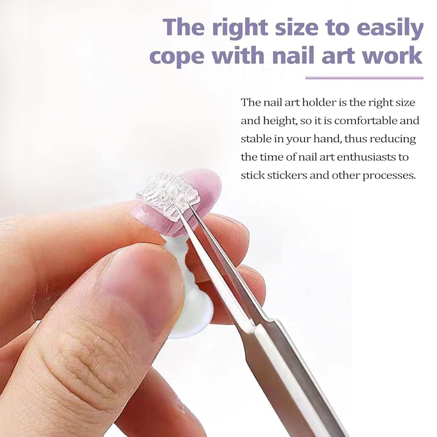 Nail Design Set - Premium träningshand för gelnaglar, nageltillbehör och konstgjorda naglar - mångsidigt DIY Gel Nail Set och Nail Art Accessories