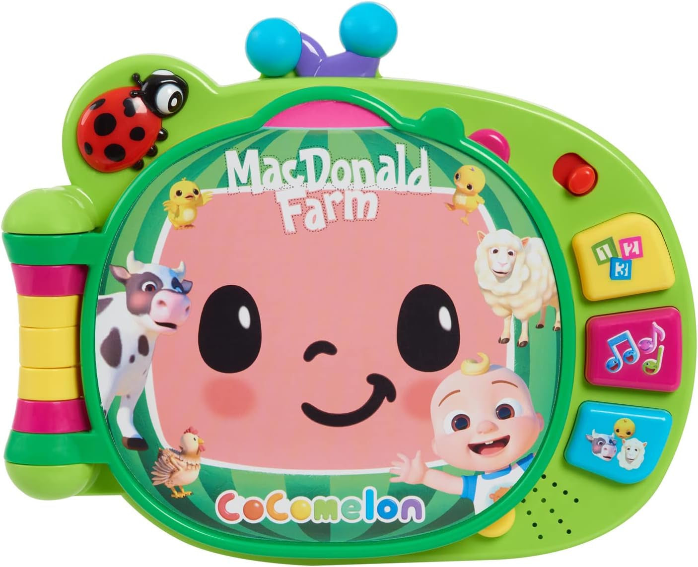 CoComelon , J.J lärobok, inlärningsfunktioner och elektronik, leksak för barn från 18 månader, CCM10 (fransk version) Bebe Toys Naty Shop