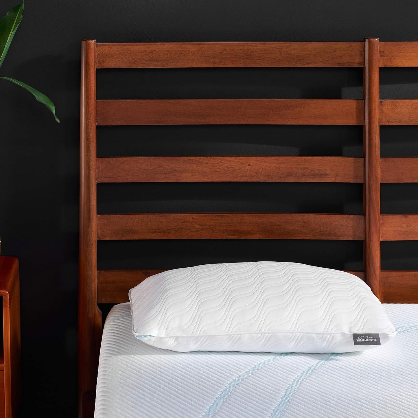 TEMPUR-PEDIC Tempur-Cloud Prohi-kudde, Memory Foam, Vit/Opelent Garden, King Naty Shop Standardkuddar Low King