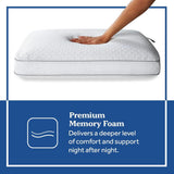 Sealy Essentials Memory Foam Kudde Standard Vit 2 delar Naty Shop Standard Kuddar