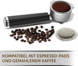 Espresso Breville Prima Latte II | Latte och cappuccinomaskin | Professionell pump med 15 bar och mjölkskummare | Silver [VCF108X]