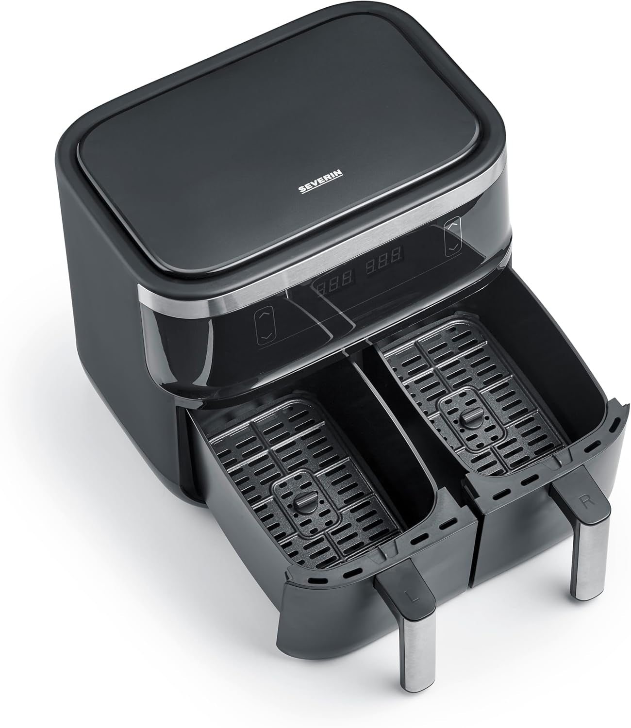 SEVERIN Dubbel varmluftsfritös med kokkammare 2 X 3,8 L, 8 automatiska program Vitvaror Naty Shop