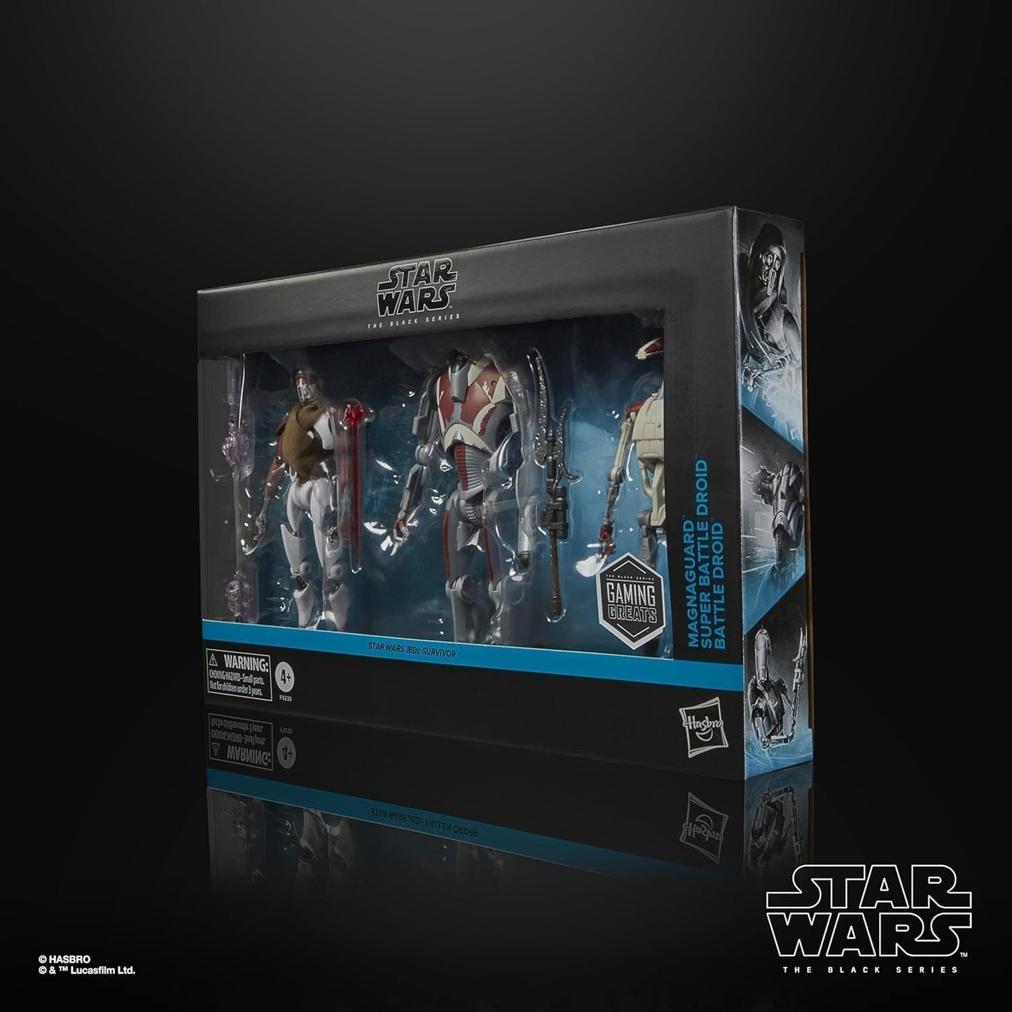 Star Wars Black Series Magna Raider, Super Battle Droid, Jedi Battle Droid: Survivor Action Figurer 3-pack, Skala 15 cm Actionfigurer Naty Shop