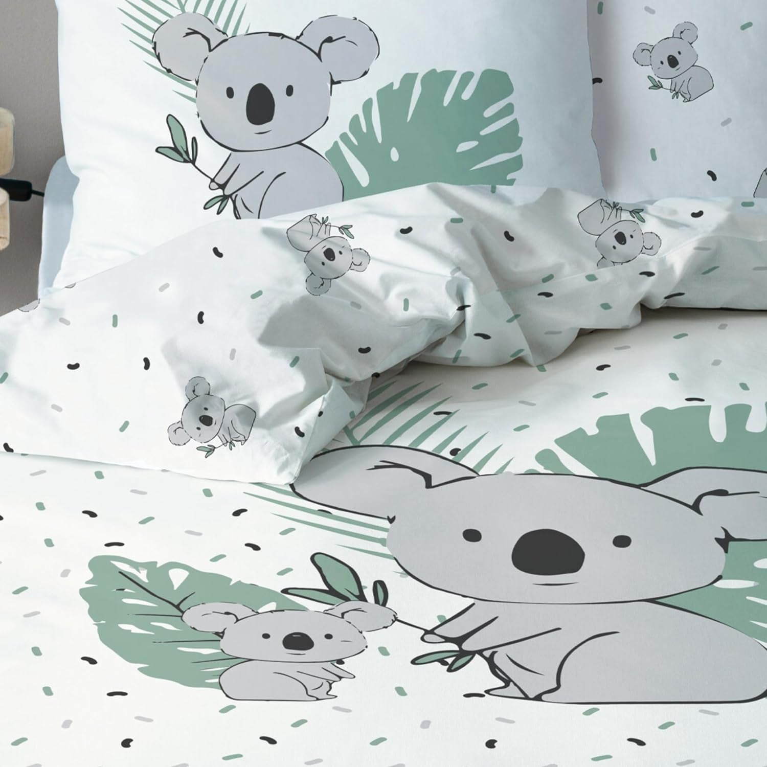 Barnsängkläder, Koalabjörn, unisex, 100 % bomull Sängkläder - barn Naty Shop