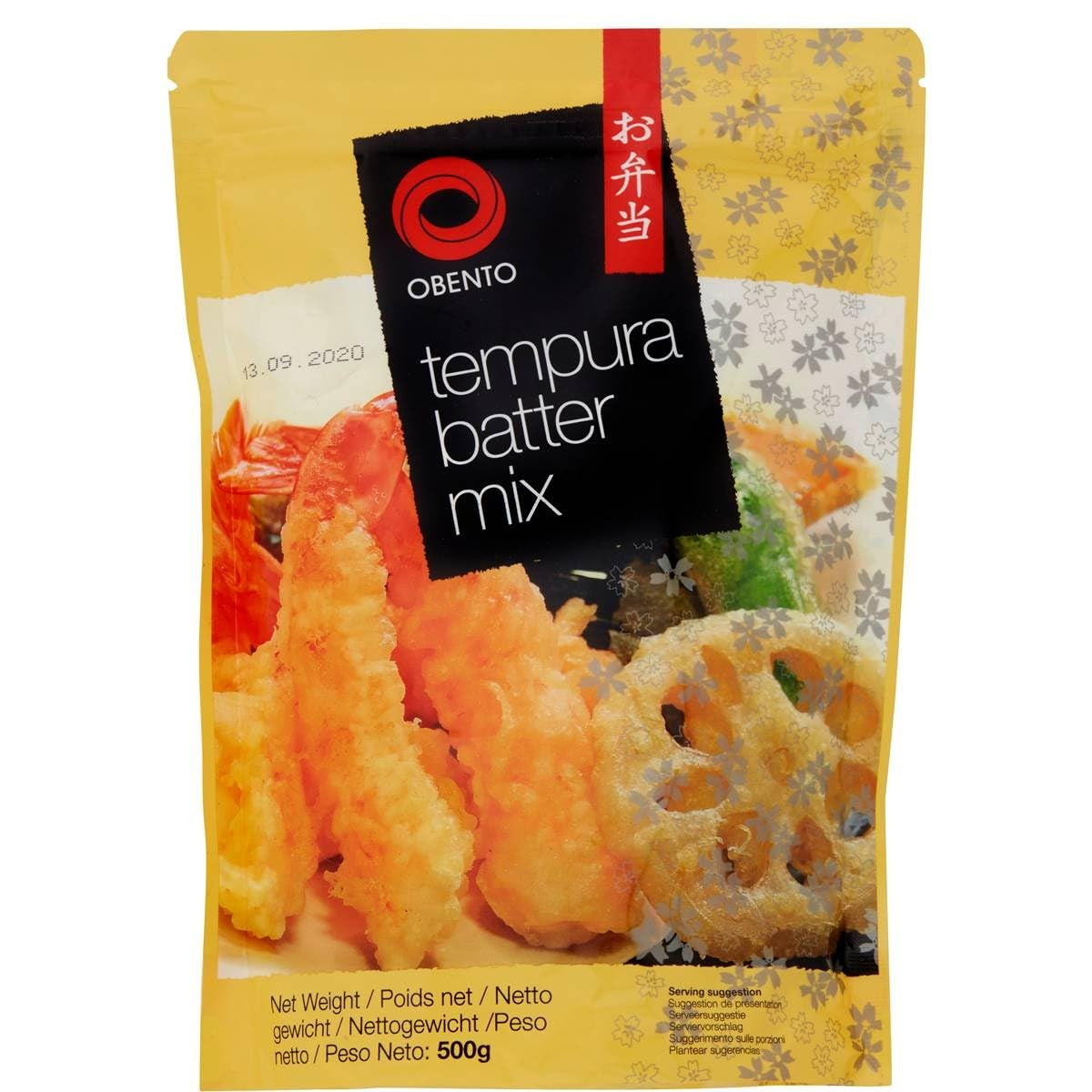 Tempura Batter Mix Tempura Back-Frittiermischung, 500 Gram Mix för bakning och matlagning Naty Shop 500G