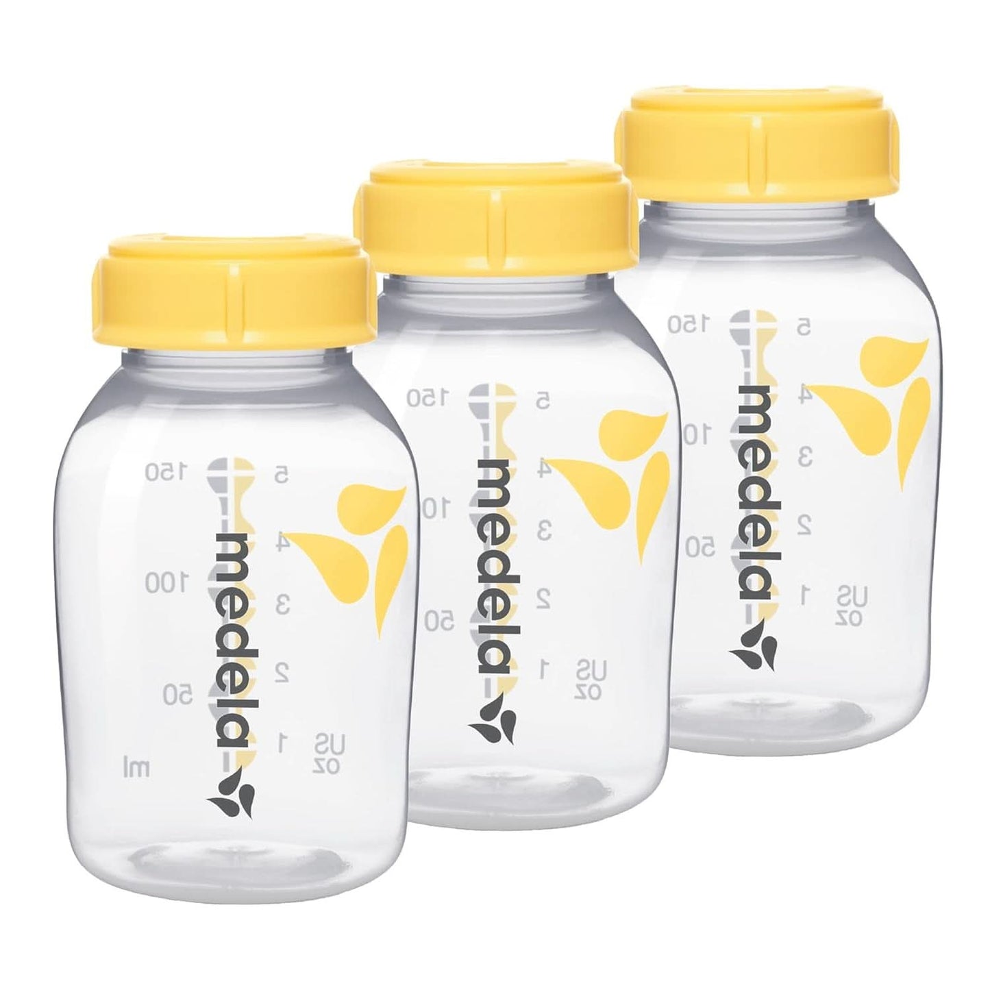 Medela Flaschen Zur Austellungen Von Muttermilch | Bpa-fri | Packung À 3 × 150 Ml Barnmat och amningstillbehör Naty Shop Flaschenset (3X 150Ml)