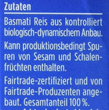 Davert ekologiskt basmatiris i matlagningspåsar, 2 påsar, 250g