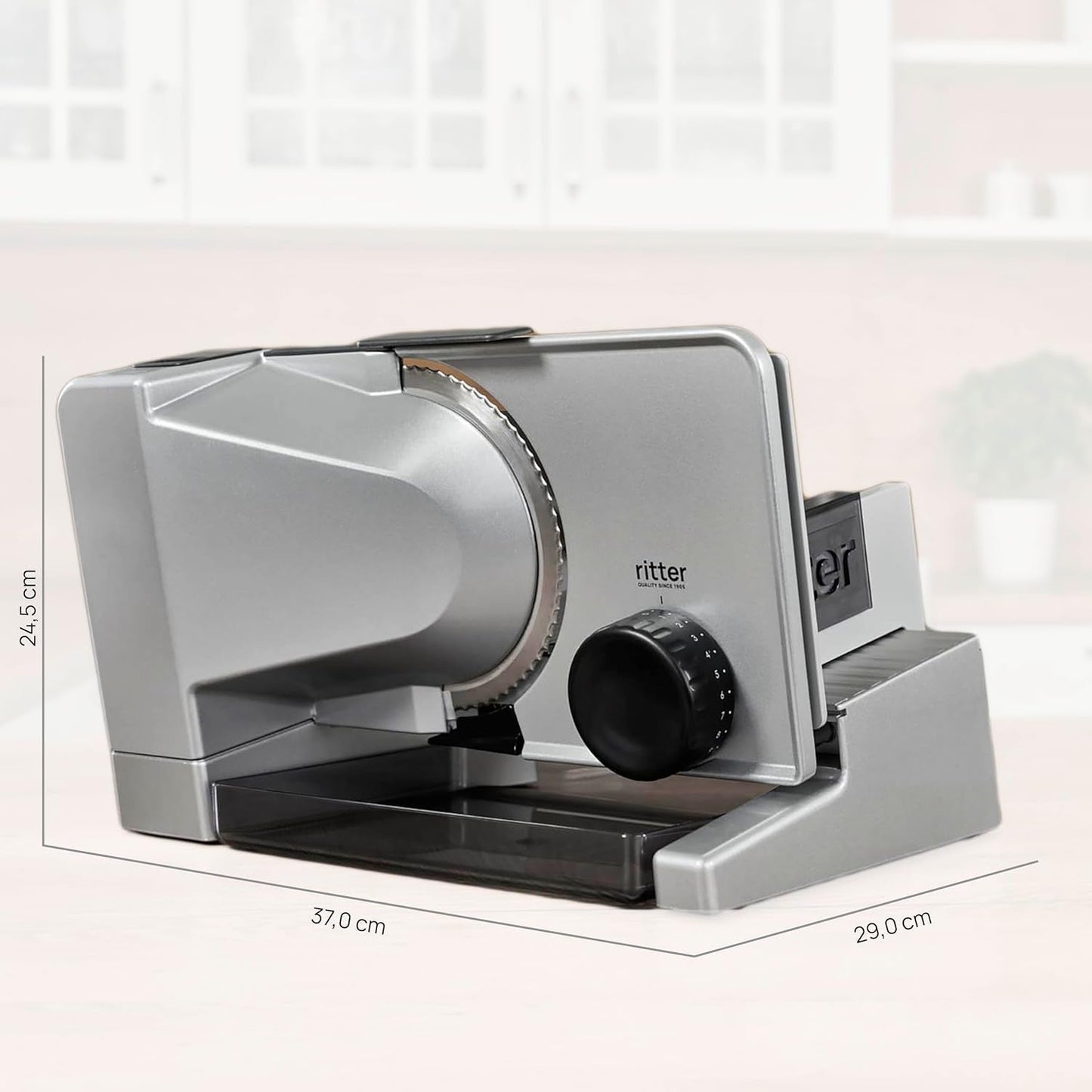 Ritter Serano 5 Multifunktionell elektrisk skärmaskin, tillverkad i Tyskland Rasnite and Slicers Naty Shop