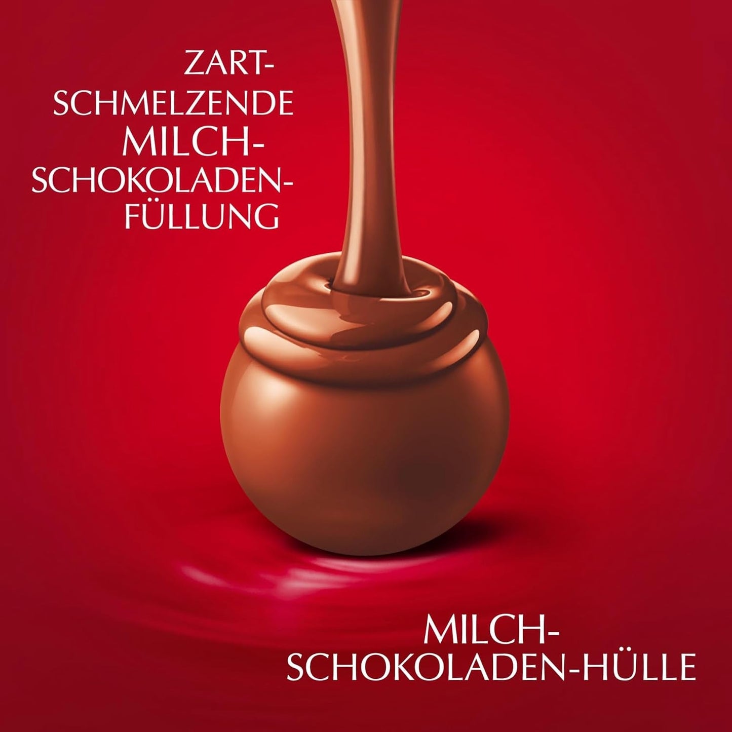 Lindt Choklad | Mjölkchokladstrut LINDOR | 500g | 38 Mjölkchokladbollar med Smält-i-munnen fyllning | Choklad present