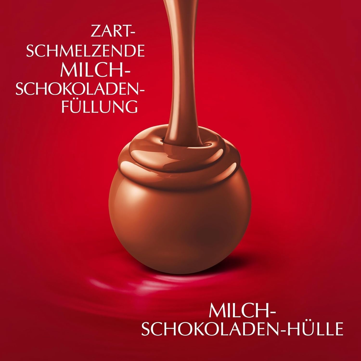 Lindt Choklad | Mjölkchokladstrut LINDOR | 500g | 38 Mjölkchokladbollar med Smält-i-munnen fyllning | Choklad present