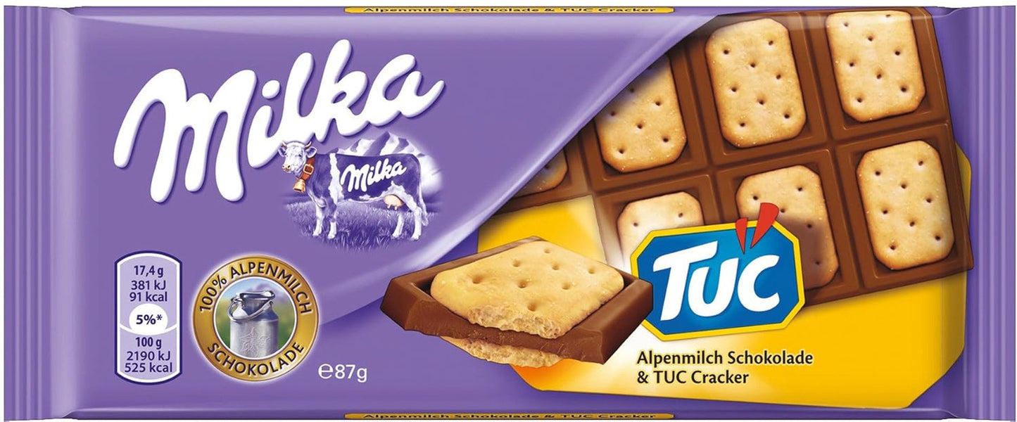 Milka Cow Spots – Alpin mjölkchoklad med vit choklad i cow spot design – 24 x 90g