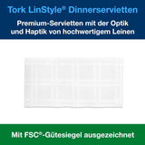 Tork Linstyle Vita Bordsservetter, 1/4 vik, 19,5 × 19,5 cm, 14 N50 Servetter, 509410
