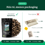Ekologiskt te Jasmin Dragon Pearls (100 g) | Premium grönt te i form av handrullade jasminpärlor | Tespecialitet med delikat blomarom | OMPLANTERA