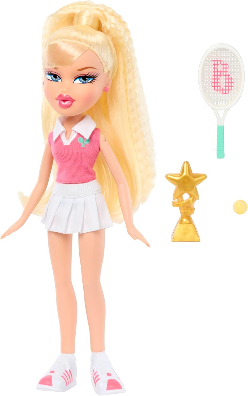 Bratz Play Sportz Cloe (Tennis) – modedocka med tillbehör