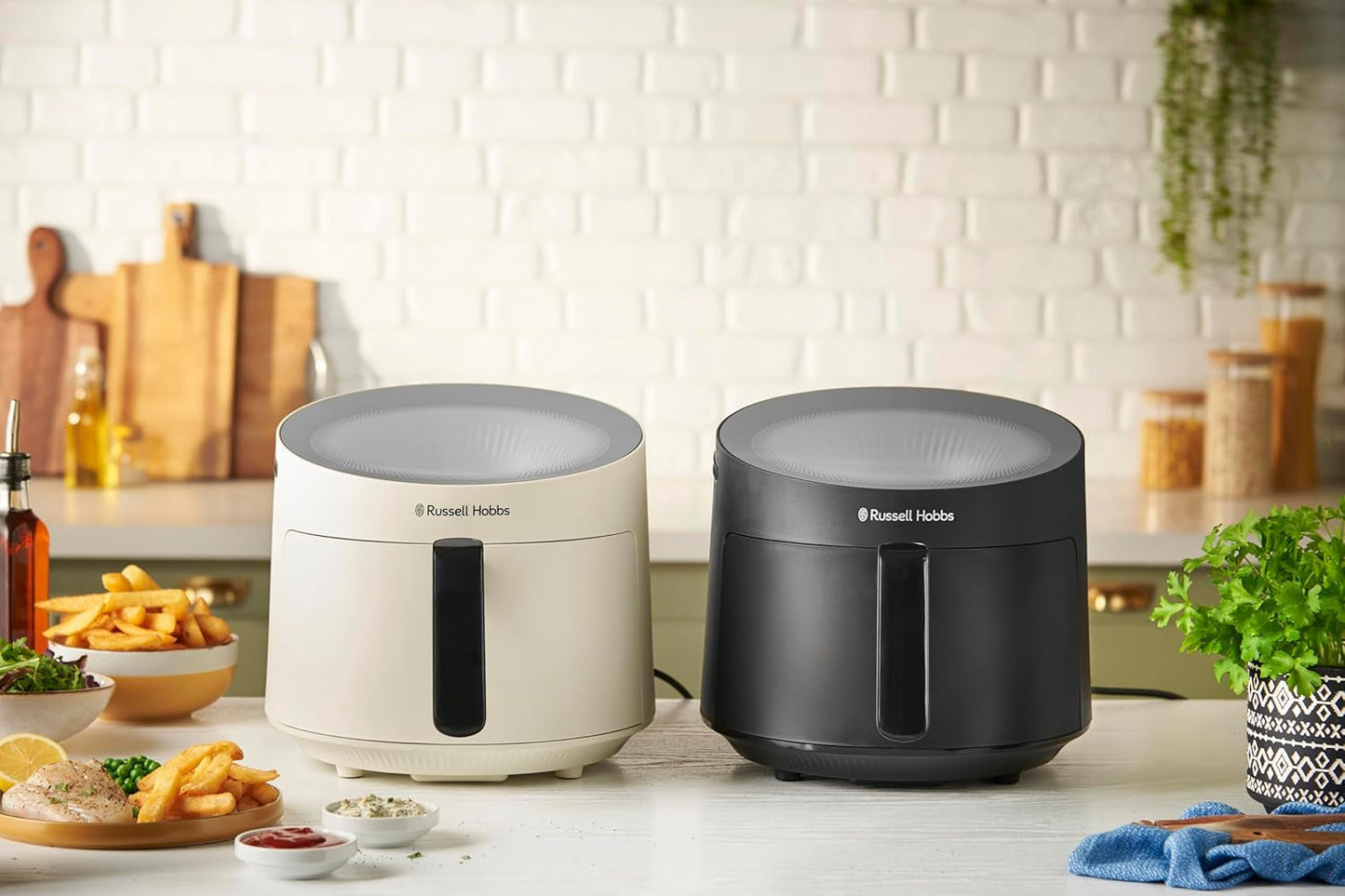 Russell Hobbs Airfryer, 5 liter, 10 program, visningsfönster Naty Shop Appliances