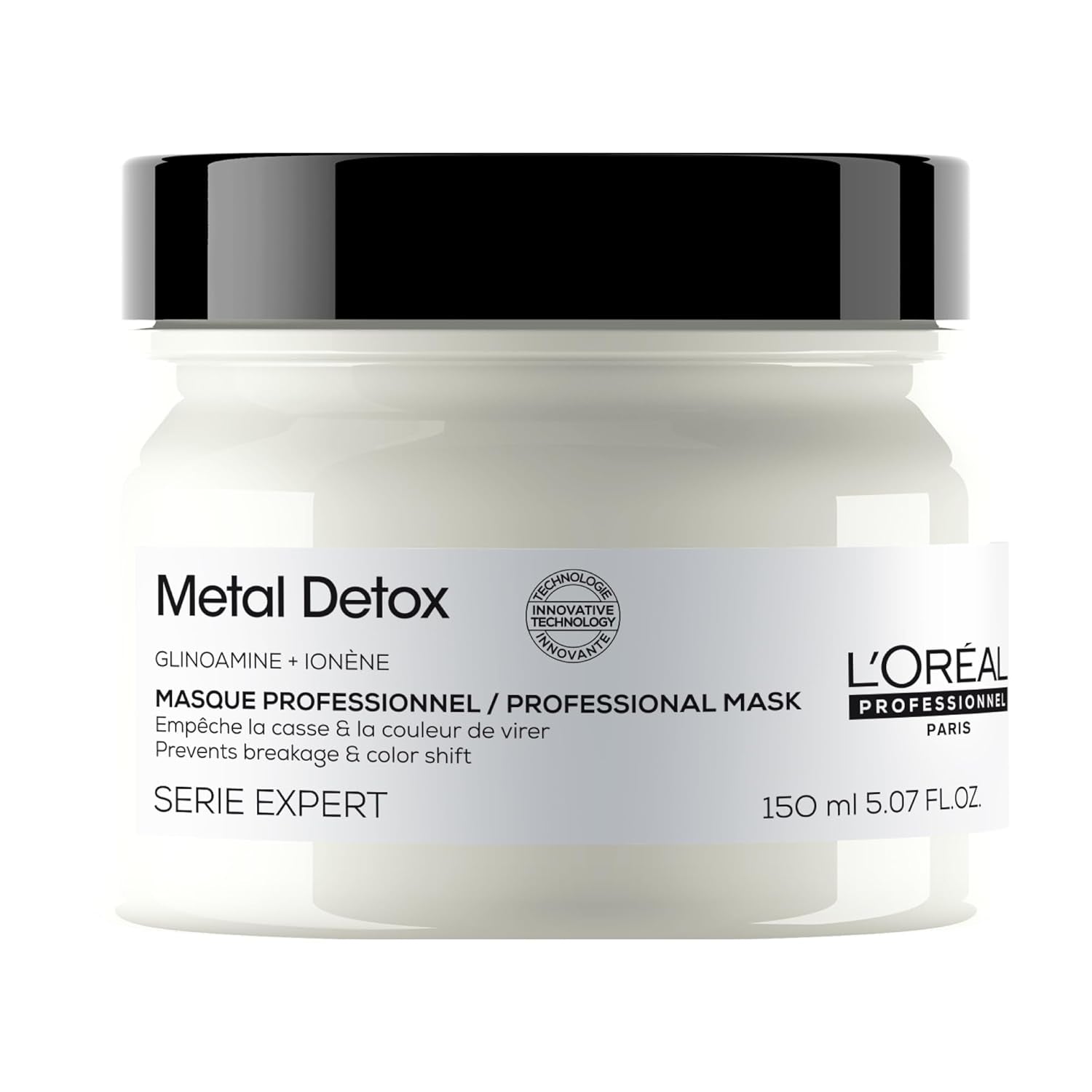 L'Oréal Professionnel Professional Restructuring mask för alla hårtyper, hjälper till att reparera skador och återställer hårets styrka, Absolut Repair Molecular, 150 ml Naty Shop Hair Mask Default Title