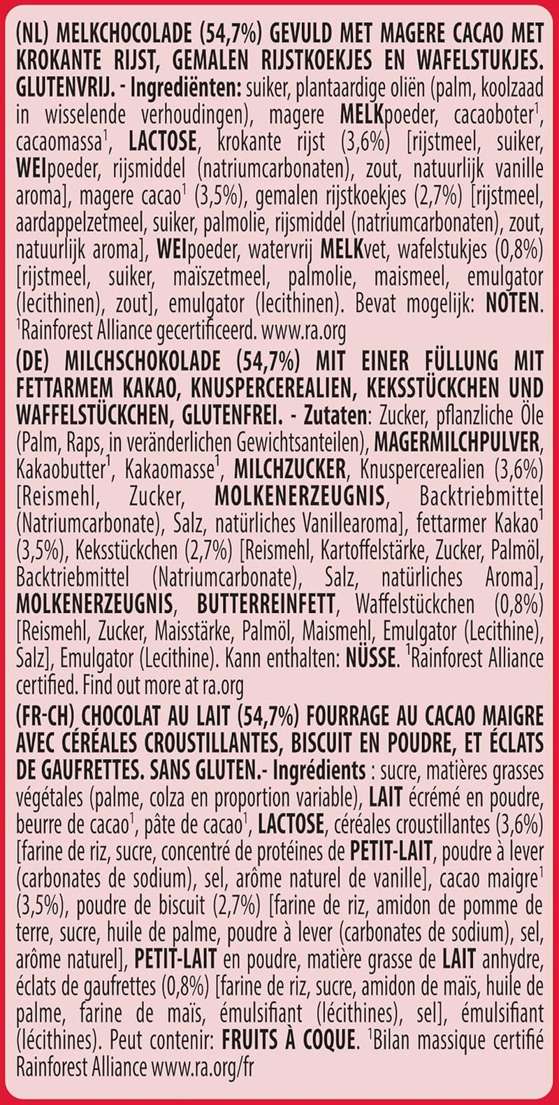 NESTLÉ Easter Friends, påskminifigurer med mjölkchoklad med knapriga bitar, 1 förpackning (1 x 65g)
