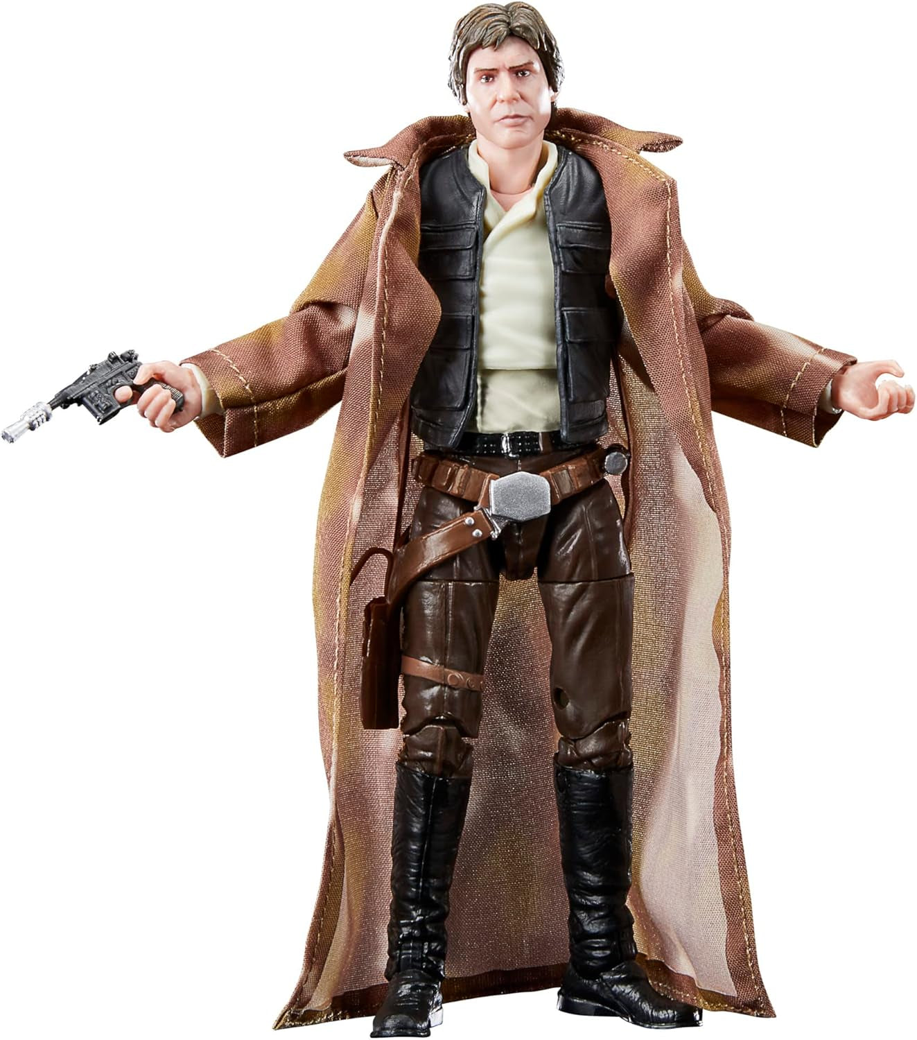 Star Wars Black Series Han Solo, 15 cm lång actionfigur Zu Wars: Jediriddarens återkomst Actionfigurer Naty Shop Standardtitel