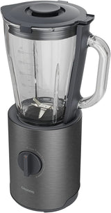 Grundig Delisia Novus SM 7140 Professionell Standmixer, 1,5 liter, 800 Watt, 6-Fach Edelstahlmesser Mit Zirkonium-Beschichtung, 5 Geschwindigkeitsstufen + Pulse-Funktion, Dark Inox/Edelstahl Kitchen Naty Shop