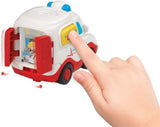Vtech TUT TUT Baby Flitzer - Ambulans - Leksaksbil med musik, ljusknapp, intressanta meningar och ljud - För barn i åldrarna 1-5 år, 8,8 x 5,5 x 7 cm Bebe Toys Naty Shop